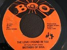 Northern Soul 45 Brothers Of Soul Come On Back/The Love I Found In You Boo Label