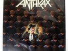 ANTHRAX AMONG THE LIVING POLYSTAR R28D2063 Japan INSERT VINYL LP
