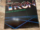 TRON LP SOUNDTRACK WENDY CARLOS 1982  CBS ‎– SM 37782  EX/VG+