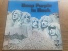 DEEP PURPLE IN ROCK Original 1970 Vinyl LP Record Harvest Early Pressing A-2