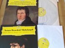 3 lp MICHELANGELI  DGG  Beethoven  piano concerto 1,sonata no.4 /Debussy   NM