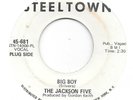 THE JACKSON FIVE Big Boy on Steeltown PROMO soul 45 HEAR