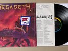 MEGADETH Peace Sells OG 1986 1st PRESS LP Capitol SHRINK INSERT NM THRASH