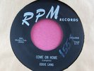 EDDIE LANG - Come on Home / I'm All Alone - 45 rpm - RPM 466