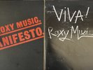 Roxy Music Viva , Manifesto RARE LABEL PRESS PACKETS 