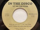 Modern Soul 2-Step 45 C ON THE FUNK in the disco SWEET THANG listen