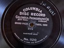 Columbia Disc No.1120 J.W. Myers EVA  78rpm 1902  E-