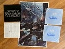 STAR WARS Original 1977 2XLP Soundtrack LP Records 2T-541 w/Poster; PLAY TESTED