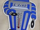 Vintage Advertising Thermometer Robox Records Diecut Robot Jukebox Atlanta GA