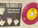BEATLES Twist and Shout on Tollie Label purple pink colored vinyl 45 record 7”