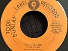 Rare Orig Northern Soul Modern Funk 45 - Todd Dunlap - No Dreams - Label