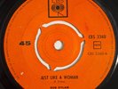 Bob Dylan - Just Like a Woman / Obviously 5 Believers (si) Norway 1966 VG+
