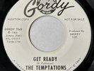 THE TEMPTATIONS Get Ready GORDY promo northern soul 45 VG++