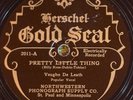 HERSCHEL GOLD SEAL 2011 Vaughn DeLeath 78rpm RARE label 1920s Gennett pressed E+