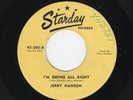 STARDAY CUSTOM TXS Rockabilly JERRY HANSON I'm Doing All Right/Cry #560 M- HEAR