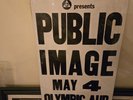 Public Image Limited Rare Punk Colby Boxing Poster Olympic Auditorium Pil Johnny