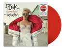 DAMAGED SLEEVE Pink Beautiful Trauma Opaque Red Colored Vinyl 2LP P nk RARE