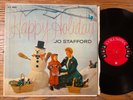RARE CHRISTMAS Jo Stafford Happy Holiday LP Columbia 6 Eye Mono + Inner VG+