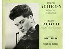 DEVY ERLIH jew violin recital french 1956 Ducretet-Thomson 470 C 038 vinyl EP