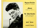 DEVY ERLIH violin recital french 1956 Ducretet-Thomson 470 C 036 vinyl EP
