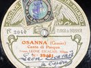 Léon Escalais : Osanna / La juive RARE DISQUE 78 TOURS RPM 11