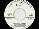 Doo-Wop Rocker 45 - Internationals - Going To A Party - ABC-Paramount VG+ promo