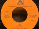 BITTER AND THE SWEET   . 1973 Detroit modern soul 45 on ANYTHING EVERYTHING