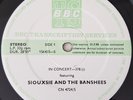 Siouxsie & The Banshees - In Concert 378 Apollo LP 1986 BBC Transcription VG+