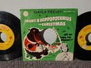 I WANT A HIPPOPOTAMUS FOR CHRISTMAS - 1953 - 2 records  1 sleeve 45 RPM - VG