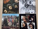 The Beatles x4 Vintage 1960s LPs - Rubber Soul, Revolver, Sgt P stereo/mono, LIB