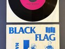BLACK FLAG Nervous Breakdown 2ND PRESSING 1980 BLUE PIC SLEEVE Rare SST Pettibon