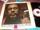 CHARLIE MINGUS BLUES & ROOTS LP 2 COLOR ATLANTIC MONO LABEL 1305