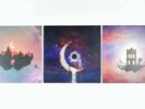 Plini 3LP Vinyl Pink Red Purple  Trilogy Set