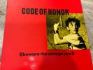 CODE OF HONOR LP  BEWARE THE SAVAGE JAW 1984 Subterranean  SUB 43 NM/EX Punk