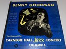 Benny Goodman Carnegie Hall Jazz Concert vinyl LP Columbia records Jazz