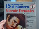 LP VINYL VICENTE FERNÁNDEZ.- 15 GRANDES CON EL NÚMERO UNO (BRAND NEW)