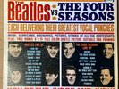The Beatles VS The Four Seasons 1964 Vee Jay 2 Lp Set VG cover Excellent Discs