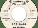 ELECTRAS Boo Babe / Can't You See Ir in My Eyes 45rpm Challenge '64 popcorn soul