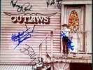 OUTLAWS  'OUTLAWS' GATEFOLD ORIGINAL  VINYL ALBUM 1975 -  AUTOGRAPHED - C.O.A