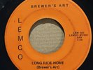 RARE 1960's Garage 45 Brewers Art LONG RIDE HOME Now I Cry on Lemco 260