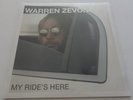 WARREN ZEVON   MY RIDE'S HERE   2025 LTD ED ICE BLUE COLOR VINYL LP GATEFOLD NEW