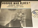 JUNIOR WELLS' BAND-HOODOO MAN BLUES-USA 1974 DELMARK VINYL LP-BUDDY GUY (M-/M-)