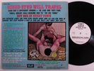 HIRED STUD WILL TRAVEL Hot Box In Every Town AUDIO STAG LP with merch insert w