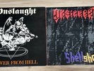 ONSLAUGHT 1987 POWER  FROM HELL & 1988 SHELLSHOCK  12