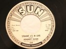 SUN 334 PROMO JOHNNY CASH Straight A's In Love VG++
