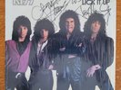 KISS SIGNED Lick It Up LP Paul Stanley Gene Simmons IN SHRINK EX/EX 1st US Press