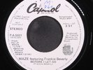 MAZE FEATURING FRANKIE BEVERLY: before i let go / same CAPITOL 7