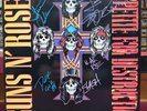 Guns N' Roses - AUTOGRAPHED Appetite for Destruction LP  ALL 5 MEMBERS