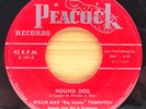 WILLIE MAE 'BIG MAMA' THORNTON - HOUND DOG /NIGHT MARE SOUL 45 PEACOCK MINT TYPO