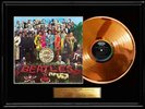 THE BEATLES SGT. PEPPER GOLD  RECORD LP ALBUM W-PRINTED SIGNED AUTOGRAPHS RARE